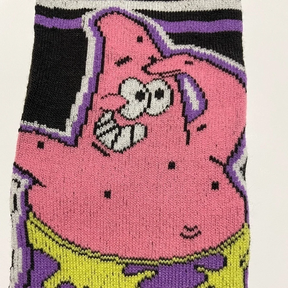 SPONGEBOB SQUAREPANTS Men's 2 PAIR OF SOCKS With PATRICK